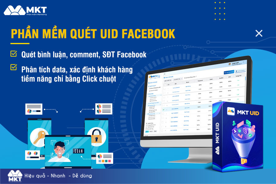 Phần mềm quét data khách hàng MKT UID