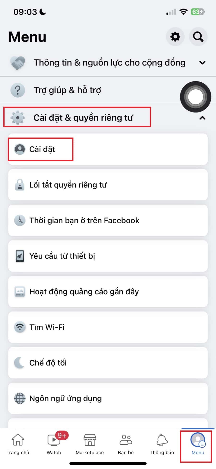 cách ẩn like facebook