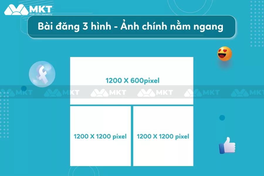 Các kích thước ảnh Facebook – 3 ảnh
