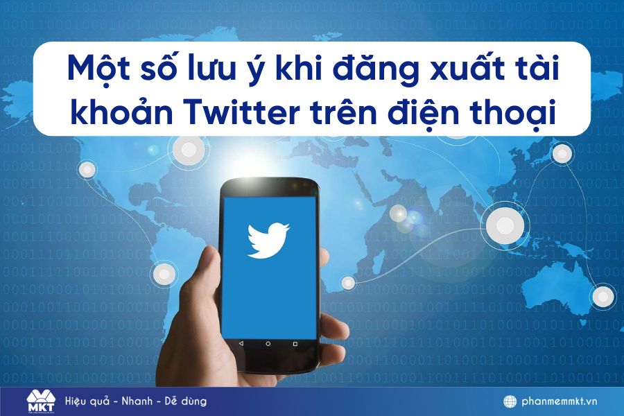 Cách đăng xuất tài khoản Twitter trên điện thoại