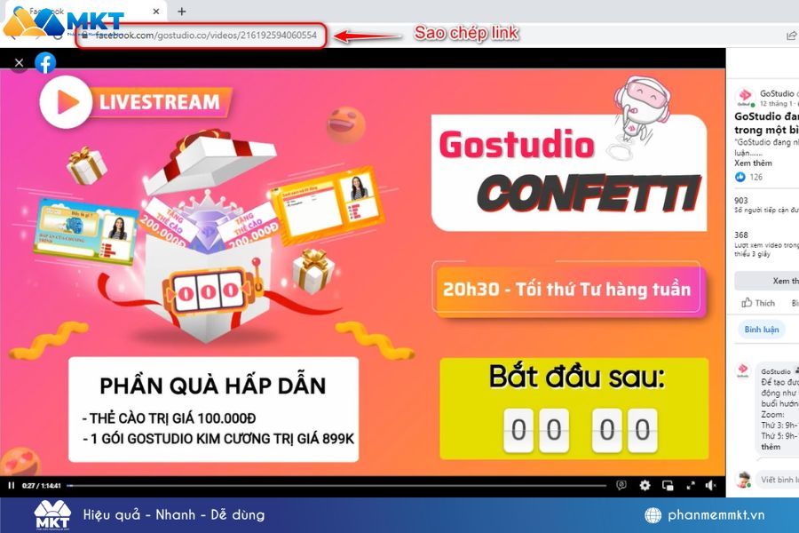 Cách tải video livestream trên Facebook về máy tính bằng web Cách tải video livestream trên Facebook về máy tính bằng web