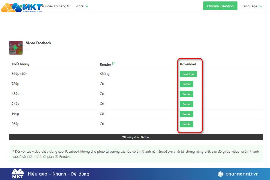 Cách tải video livestream trên Facebook về máy tính bằng web Cách tải video livestream trên Facebook về máy tính bằng web