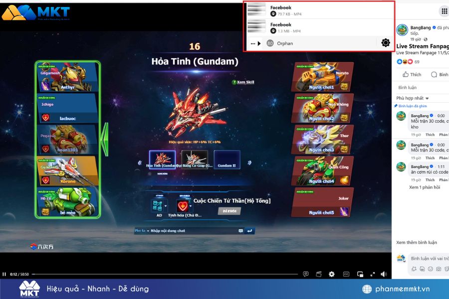 Tải livestream bằng Extension của trình duyệt Tải livestream bằng Extension của trình duyệt
