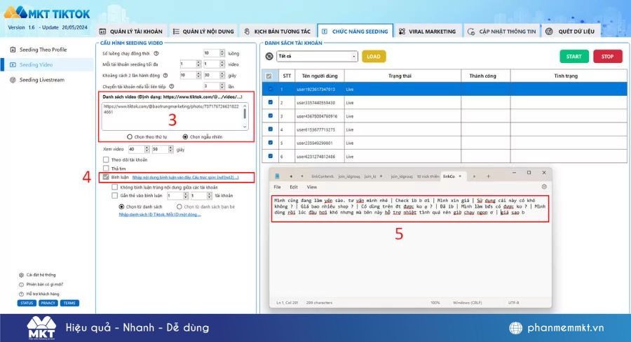 Cách sử dụng tool seeding TikTok Cách sử dụng tool seeding TikTok