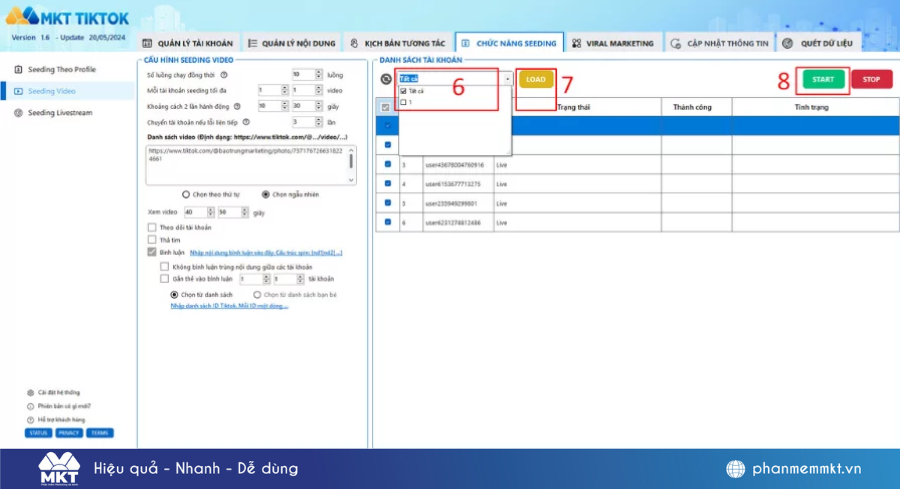 Cách sử dụng tool seeding TikTok Cách sử dụng tool seeding TikTok