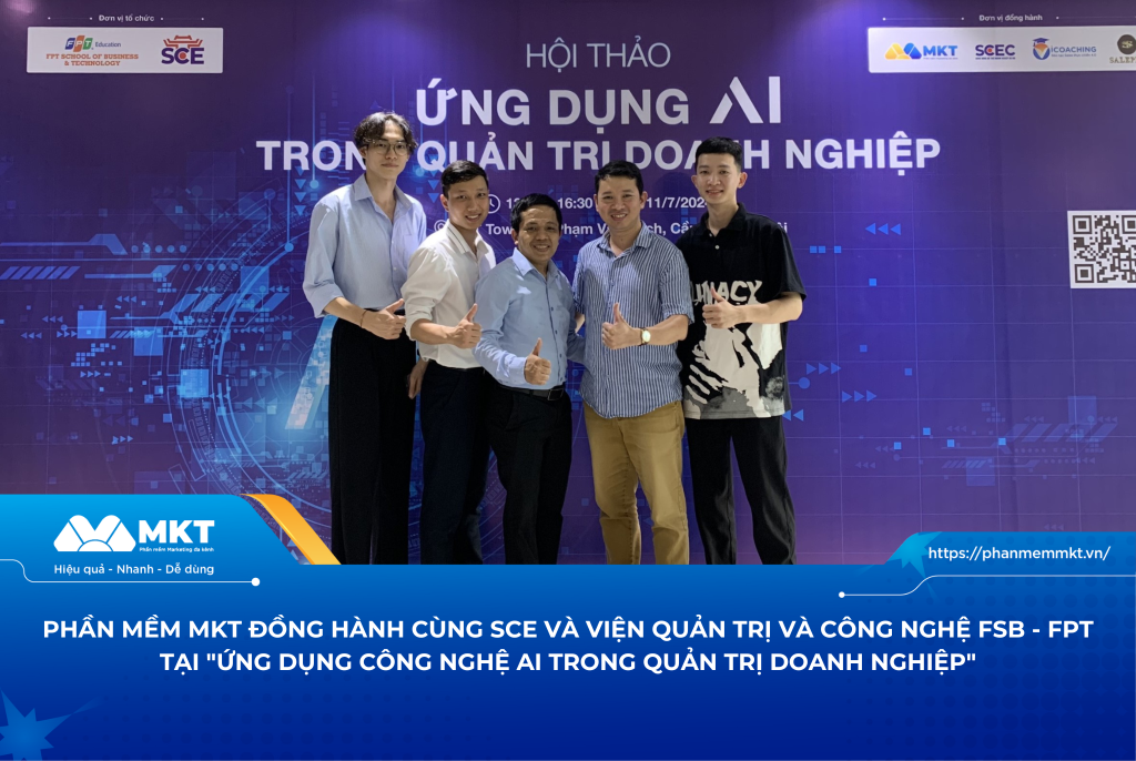 Khám phá sức mạnh AI cùng Phần mềm MKT tại hội thảo Ứng dụng công nghệ AI trong quản trị doanh nghiệp