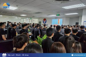 Phần mềm MKT đã dành một phút tưởng niệm Tổng Bí Thư Nguyễn Phú Trọng trong sự trang nghiêm