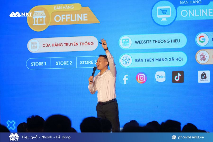 Chuyên gia Đặng Mạnh Dũng hé lộ bí quyết triển khai chiến lược đa kênh tại “Bùng nổ doanh thu 2025”