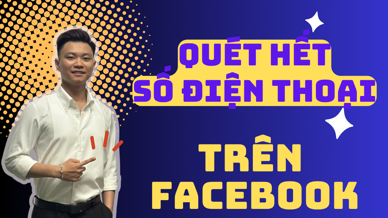 quét số điện thoại từ nick facebook