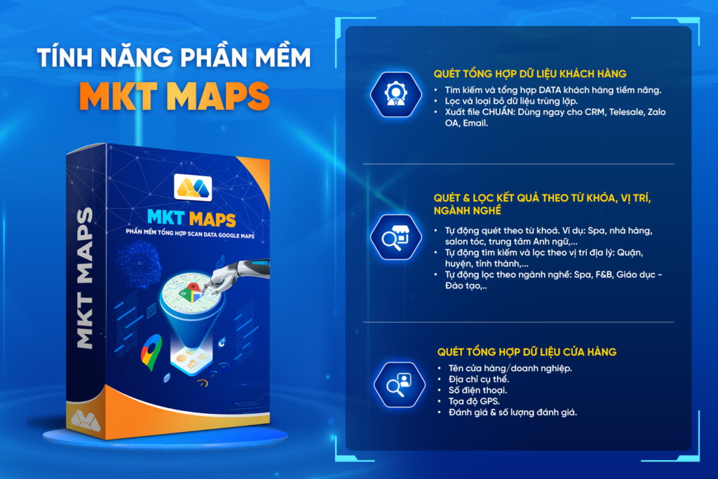 Tính năng MKT MAPS