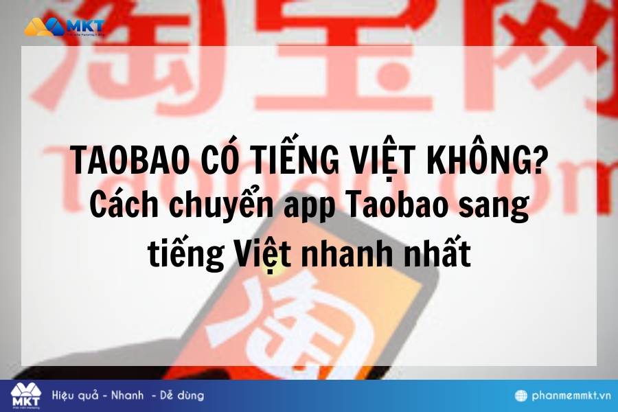 Taobao có tiếng Việt không