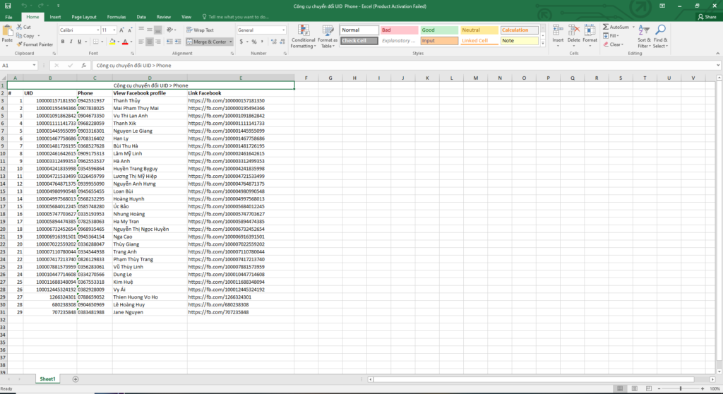 Xuất File Dữ liệu Và Khai Thác