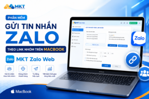 Phần Mềm Gửi Tin Nhắn Zalo Theo Link Nhóm Trên MacBook | MKT Zalo Web
